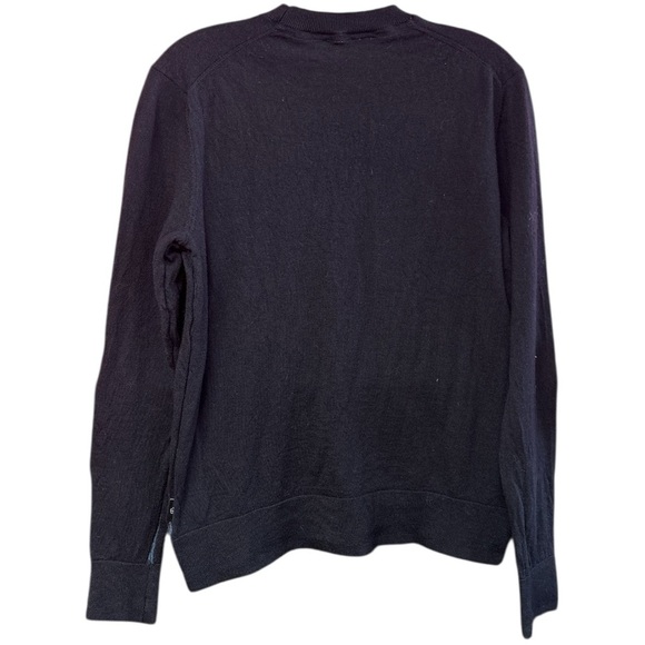 Unisex Ted Baker Black Crewneck Sweater - Picture 6 of 9